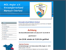 Tablet Screenshot of mol-angler.de